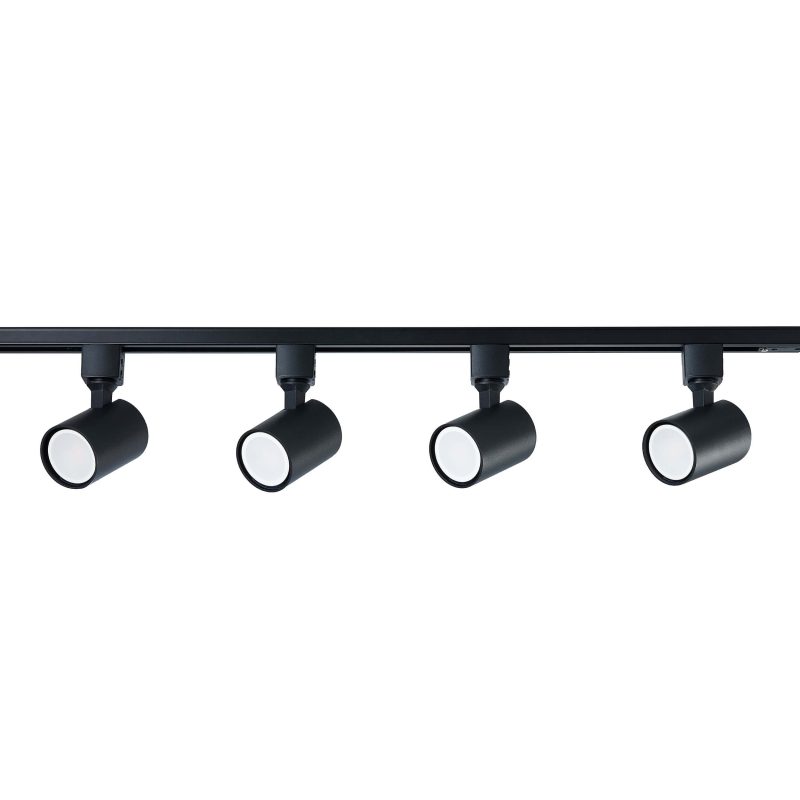 Set iluminat șină 1F negru 4xGU10, complet cu spoturi, Snow Light Prestige - imagine 9