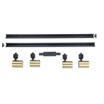 Set spoturi aurii 1F 4xGU10, iluminat șină, Snow Light Prestige