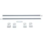 Set iluminat șină 3F alb 4xGU10, sistem complet, Snow Light Prestige