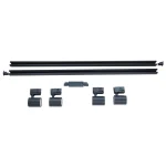 Set iluminat șină 3F negru 4xGU10, sistem complet, Snow Light Prestige