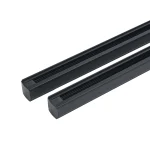 Set iluminat șină 3F negru 4xGU10, sistem complet, Snow Light Prestige