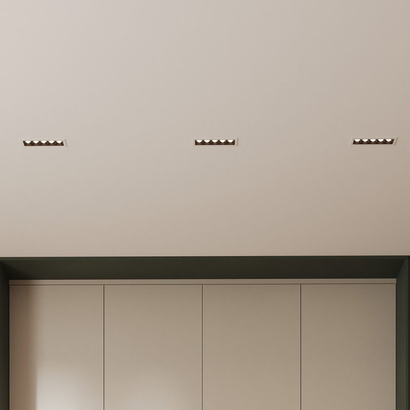 Spot încastrat alb LED 3000K, tavan fals, Solar 5 Light Prestige