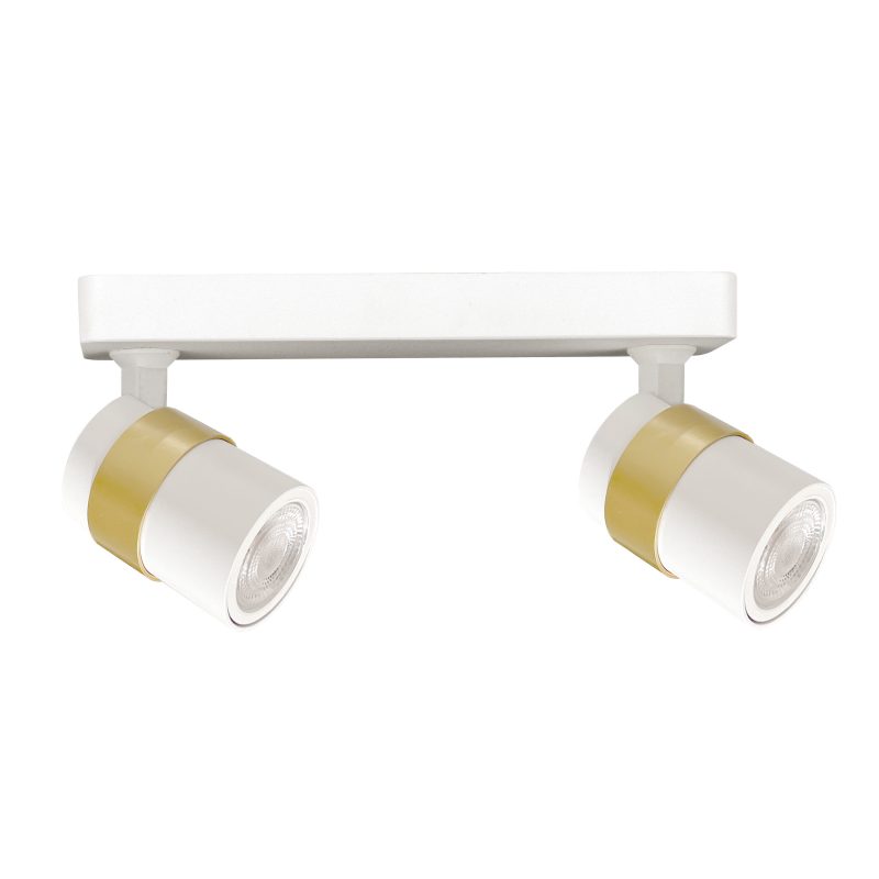 Spot alb 2xGU10, design compact, Anillo Light Prestige - imagine 4