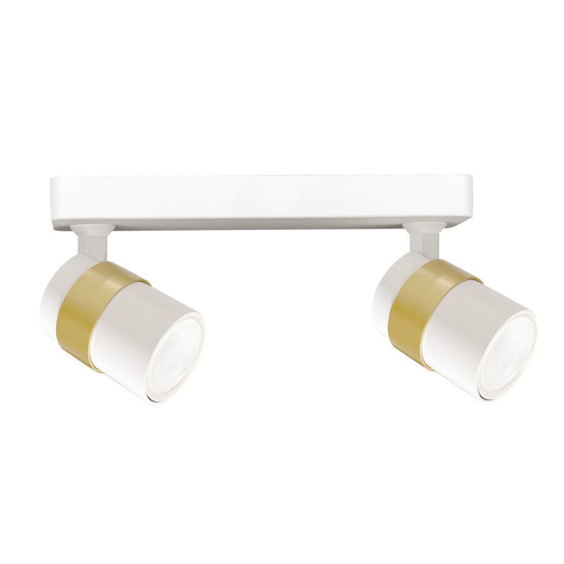 Spot alb 2xGU10, design compact, Anillo Light Prestige - imagine 5