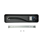 Spot negru 2xGU10, design compact, Anillo Light Prestige