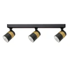 Spot negru 3xGU10, design modern, Anillo Light Prestige