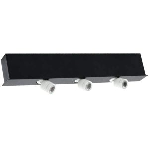 Reflector magnetic negru LED 3000K