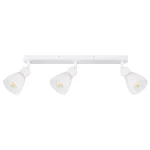 Set reflectoare albe cu montaj spot, 3 becuri E14, Malta Light Prestige