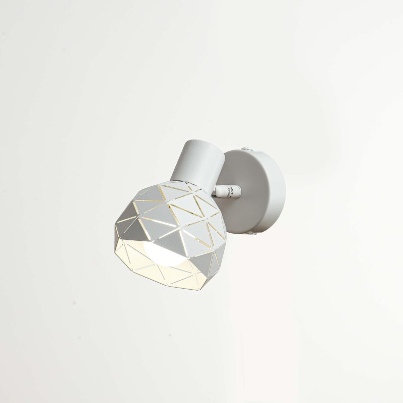 Reflector alb 1xE14, montaj perete sau plafon, Reus Light Prestige - imagine 8