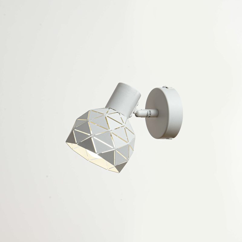 Reflector alb 1xE14, montaj perete sau plafon, Reus Light Prestige - imagine 9