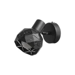 Reflector negru 1xE14, montaj perete sau plafon, Reus Light Prestige
