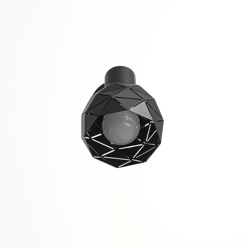 Reflector negru 1xE14, montaj perete sau plafon, Reus Light Prestige - imagine 6
