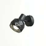 Reflector negru 1xE14, montaj perete sau plafon, Reus Light Prestige