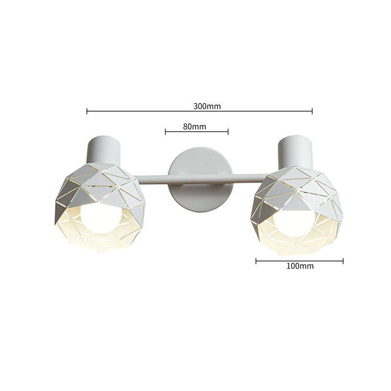 Spot alb 2xE14, iluminat direcțional, Reus Light Prestige - imagine 10