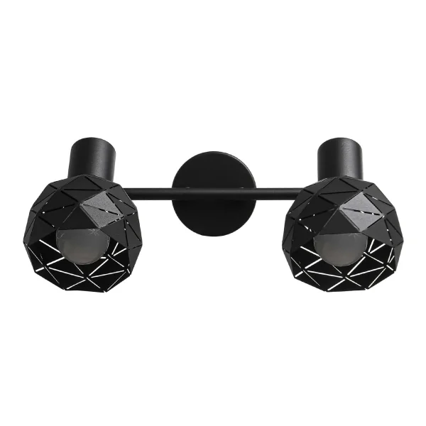 Spot negru 2xE14