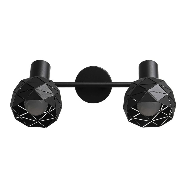 Spot negru 2xE14