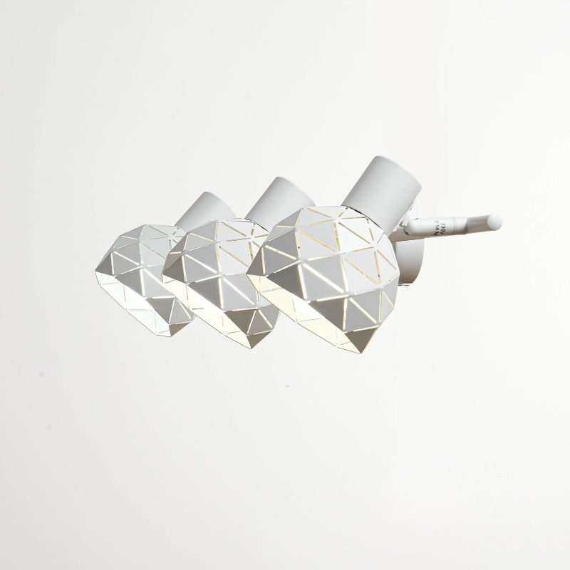 Spot alb 3xE14, iluminat direcțional, Reus Light Prestige