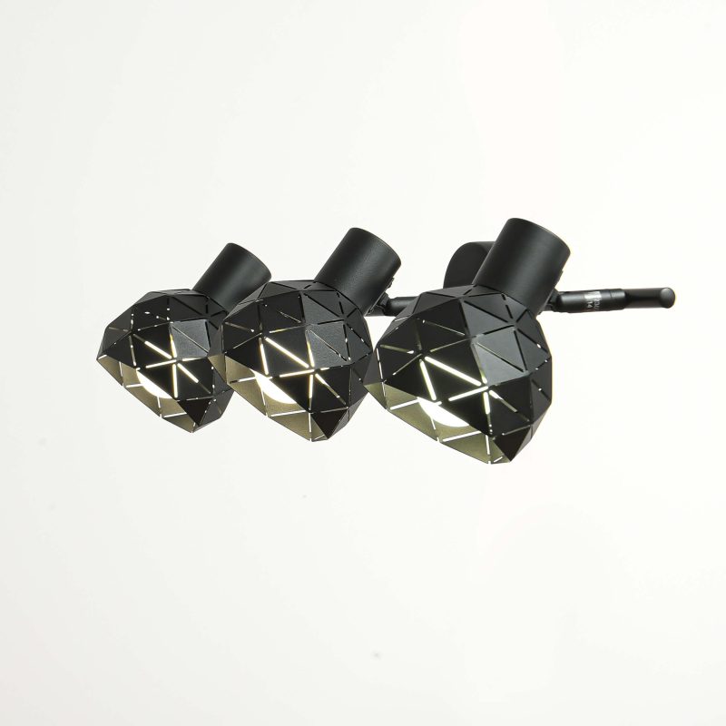 Spot negru 3xE14, iluminat direcțional, Reus Light Prestige - imagine 4