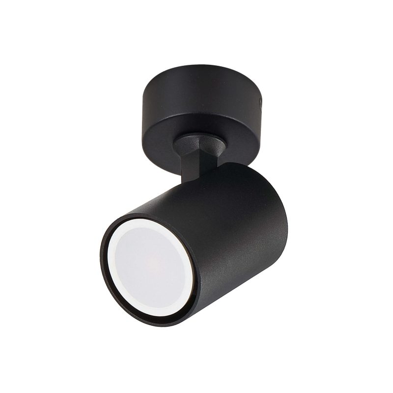 Spot Snow 1 negru 1xGU10 Light Prestige