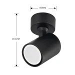 Spot Snow 1 negru 1xGU10 Light Prestige