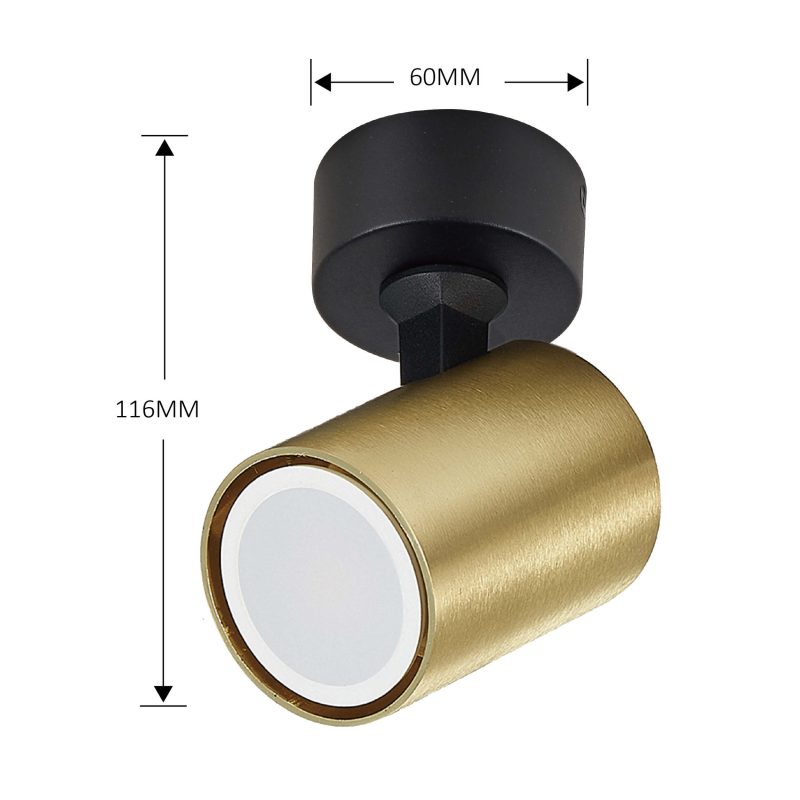 Spot Snow 1 auriu 1xGU10 Light Prestige - imagine 10