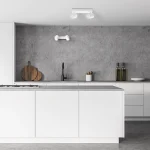 Spot LED alb 2xGU10, design modern, Snow 2 Light Prestige