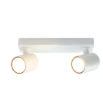 Spot LED alb 2xGU10, design modern, Snow 2 Light Prestige