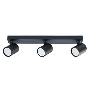 Spot Snow 3 negru 3xGU10 Light Prestige