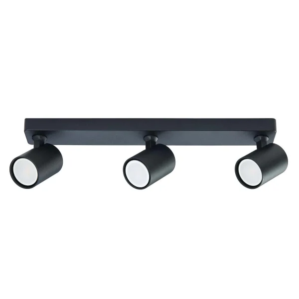 Spot Snow 3 negru 3xGU10 Light Prestige