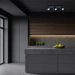 Spot Snow 3 negru 3xGU10 Light Prestige