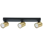 Spot LED auriu 3xGU10, iluminat șină, Snow Light Prestige
