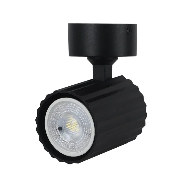 Reflector negru 1xGU10