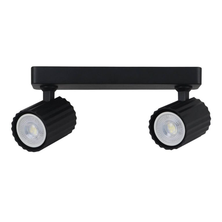 Set reflectoare negre 2xGU10