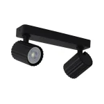 Set reflectoare negre 2xGU10, sistem direcțional, Tokio Light Prestige