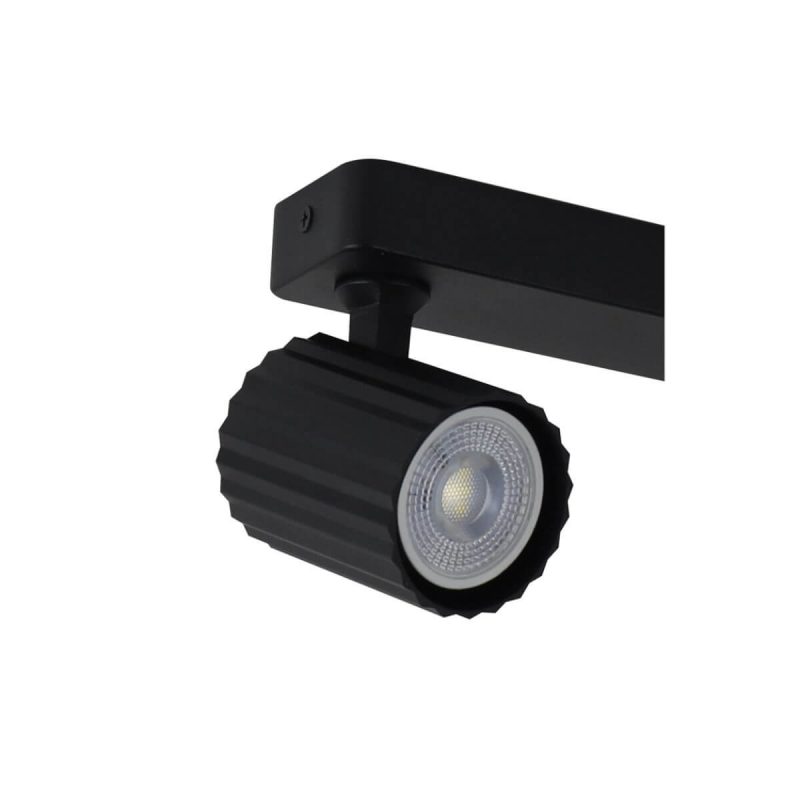 Set reflectoare negre 2xGU10, sistem direcțional, Tokio Light Prestige