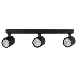 Set reflectoare negre 3xGU10, sistem direcțional, Tokio Light Prestige