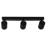 Set reflectoare negre 3xGU10, sistem direcțional, Tokio Light Prestige