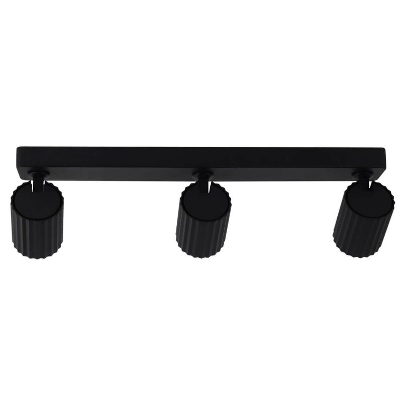 Set reflectoare negre 3xGU10, sistem direcțional, Tokio Light Prestige