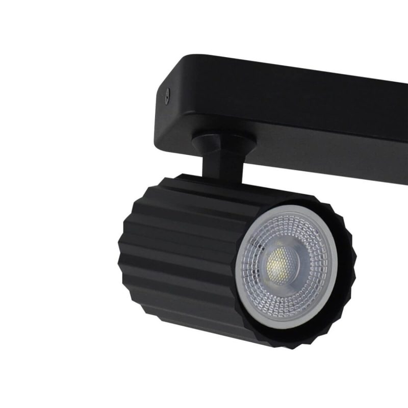 Set reflectoare negre 3xGU10, sistem direcțional, Tokio Light Prestige