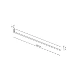 szyna-do-systemu-magnetic-2m-czarna-lp-e020-mag-bk-light-prestige-4 Șină magnetică îngropată 2m neagră, sistem complet Light Prestige