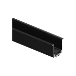 Șină încastrată 2m, sistem magnetic, culoare neagră, Slim Light Prestige