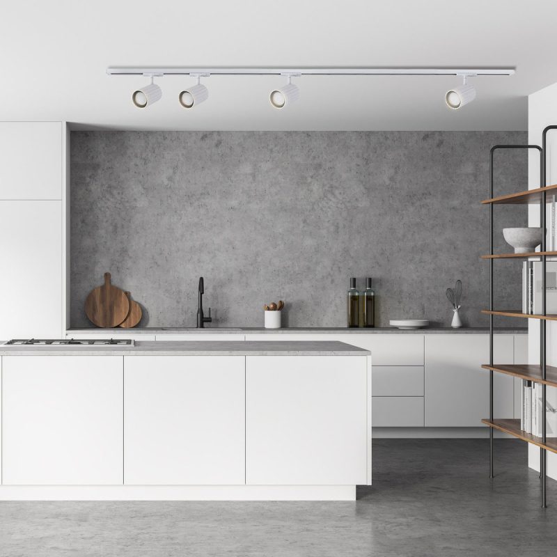 Set iluminat șină 1F alb 4xGU10, sistem complet, Tokio Light Prestige - imagine 4