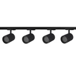 Set iluminat șină 1F negru 4xGU10