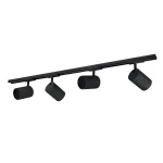 Set iluminat șină 1F negru 4xGU10, sistem complet, Tokio Light Prestige