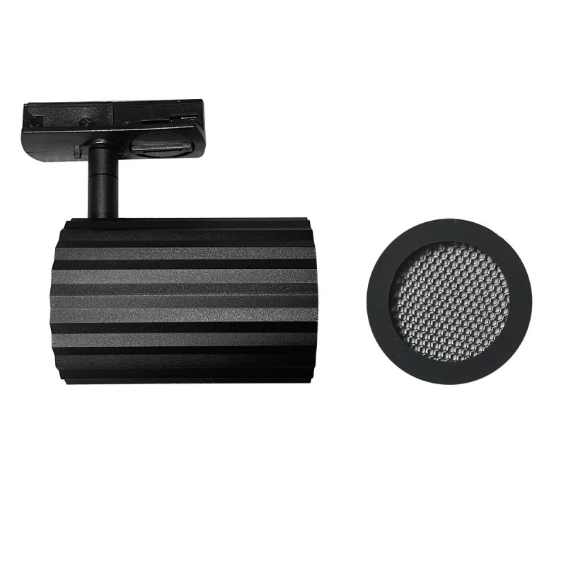 Set iluminat șină 1F negru 4xGU10, sistem complet, Tokio Light Prestige