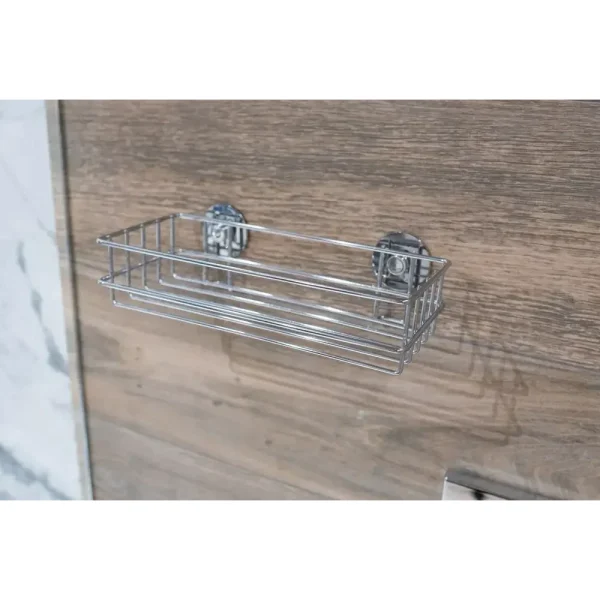 Raft metalic baie, cromat, AWD02081129, AWD Interiors, 25,5 cm