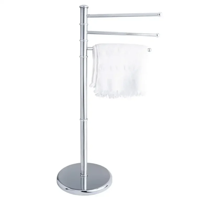Suport prosoape cu 3 brațe, oțel cromat, AWD02060030, AWD Interiors