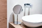 Oglindă cosmetică machiaj, oțel cromat, sticlă, AWD02090704, AWD Interiors
