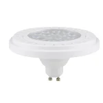 Bec LED ES111 GU10 alb, iluminare spot, 9W 3000K, Light Prestige