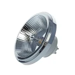 Bec LED ES111 GU10 alb-argintiu 9W 4000K, plastic + aluminiu Light Prestige